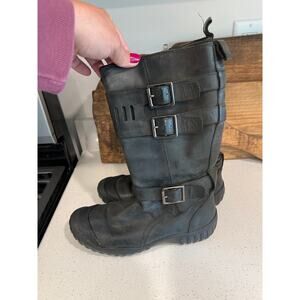 Cole Haan Nike Air moto boots size 8 women